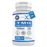 Genex Formulas TMG 1000mg bottle for daily use.