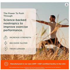 The Genius Brand Genius Pre powder-dispensing suggests a naturally flavored, non-GMO formula.