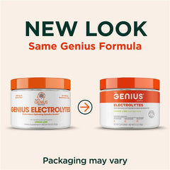 Genius Electrolytes Lemon Lime pour to boost hydration during activity.