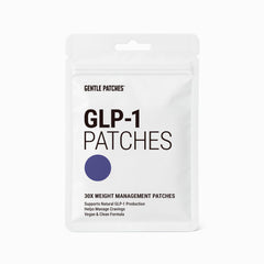 Gentle Patches GLP-1 on arm for discreet daily cravings support.