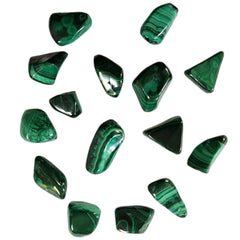 GeoFossils Malachite large tumbled stone for meditation and emotional balance.