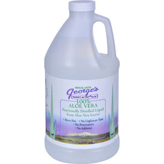 George's Aloe Vera Drink 64oz bottle for refreshing hydration and daily wellness.