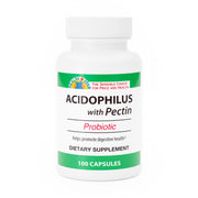 GeriCare Acidophilus with Pectin bottle front view for digestive balance.