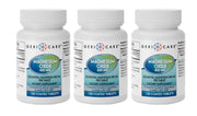 GeriCare Magnesium Oxide bottle top view highlights elemental magnesium for bone and muscle support.