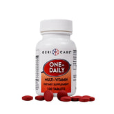 GeriCare One-Daily bottle front highlighting brand for daily wellness.