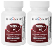 GeriCare Thera M bottle with label highlighting antioxidant support.