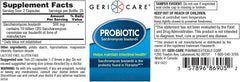 GeriCare Ultimate Probiotic capsules close-up for convenient daily support.