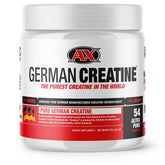 German Creatine micronized powder in bottle for pure performance and reliable fueling.