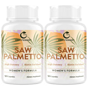 Gesundgeist Saw Palmetto bottle highlighting the 10:1 extract for hair support.