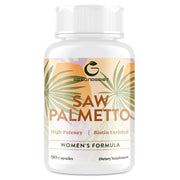 Gesundgeist Saw Palmetto for Women bottle promoting daily hair wellness.