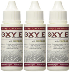 Get Healthy Again Oxy E 3 Pack drops: easy cellular oxygen support in drop form