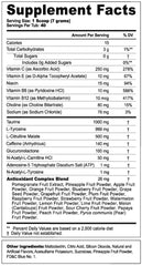 G Fuel Cadenza scoop powder highlights quick mix and zero sugar.