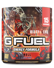 G Fuel Guilty Gear Hell Acai Berry energy tub ideal for gaming marathons and heightened focus