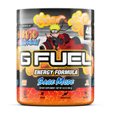 G Fuel Sage Mode tub with scoop for quick pre-workout mixing
