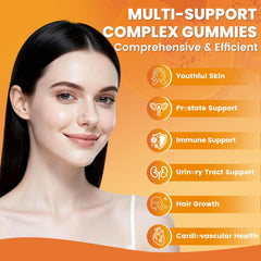 GGMMUU pumpkin seed oil gummies label highlights 3,000 mg per serving for daily vitality.