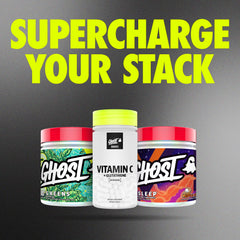 Daily dosing illustration for GHOST Basics two-capsule serving