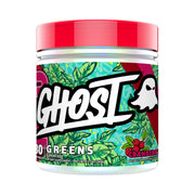 GHOST Greens Cranberry tub front label showing flavor and packaging for daily wellness.