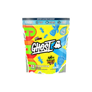 GHOST Hidratación: empaque Sour Patch Kids Frambuesa Azul, ideal para rehidratar tras el entrenamiento