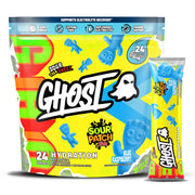 GHOST Hydration Stick in Sour Patch Kids Blue Raspberry for on the go hydration