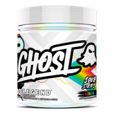 GHOST Legend Pre-Workout Sour Strips bottle for energized workouts.