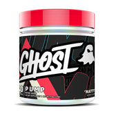 Ghost Pump Natty jar label shows transparent dosage for stimulant-free pre-workout.