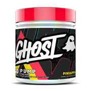 GHOST Pump Nitric Oxide Pineapple bottle showing stimulant-free support