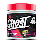 Ghost Pump bottle with Warheads Sour Watermelon label showing stimulant-free pump potential