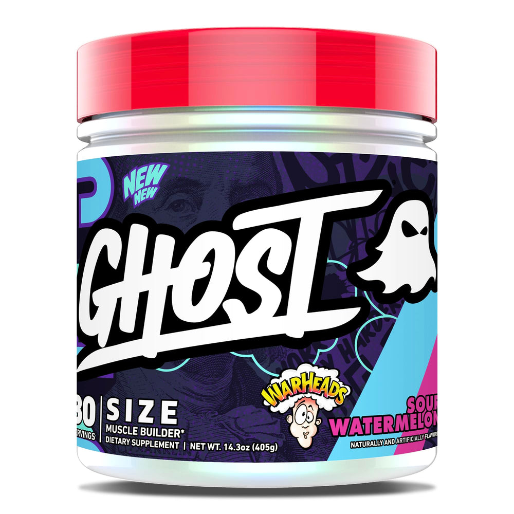 GHOST Size V3 muscle builder tub displayed for targeted gains.