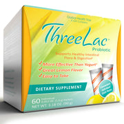Global Health Trax ThreeLac Lemon bottle front for daily gut support