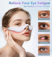 GIAYERN microcurrent eye massage close-up promotes refreshed appearance.