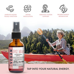 GIVOL B12 Mist ingredients-panel – GMO-free formula designed for holistic wellness.