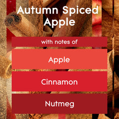 Glade Autumn Spiced Apple room glow illustrating fragrant, expansive scent in a space.