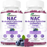 GlaGmrry NAC gummies bottle for convenient antioxidant support.