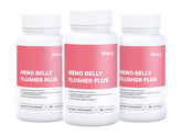 GLEEFULL SUPPS Meno Belly Flusher Plus triple bottle set for ongoing routines