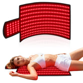 Glentaxy red light therapy mat with full-back coverage for full-body relaxation