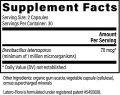 Global Healing Center probiotic supplement image highlights microbial support for healthy digestion.