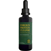 Global Healing Center Foreign Protein Cleanse bottle shown for potential spike protein detox support.