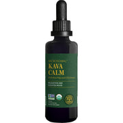 Global Healing Center Kava Calm bottle pour for on-the-go relaxation.