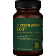 Global Healing Center Supercharged C60 bottle for daily use and detox support.