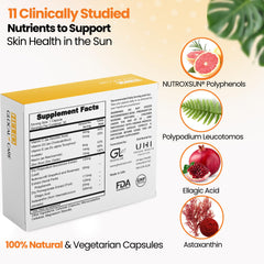 GlocalCare Helio capsules closeup ready for daily intake.