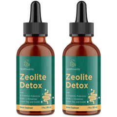 Glorithiventa Zeolite Detox bottle for daily detox support