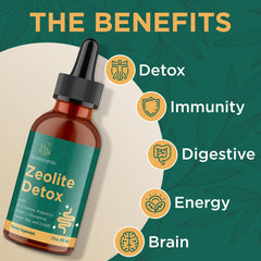 Glorithiventa Zeolite Drops pour for easy daily beverage integration