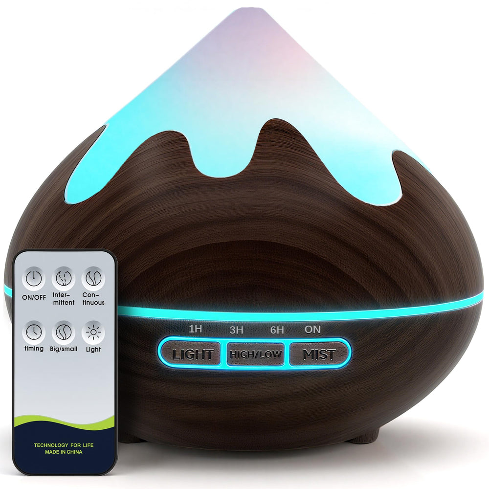GLOXA 500ml diffuser with remote control for easy operation