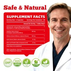 GlucoBio Beet Root Capsules close-up highlighting plant-based energy and circulation.
