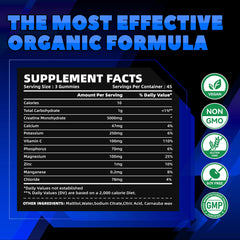 GlucoBio label close-up highlighting vegan and sugar-free claims