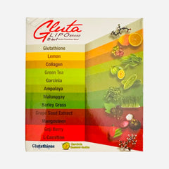 Glutalipo ingredients featuring glutathione and collagen in a healthy blend