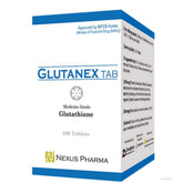 Glutanex Tab Glutathione bottle showcasing Korean formulation for antioxidant support