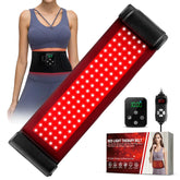 GMOWNW belt side view worn shows comfortable lumbar coverage for daily wear.