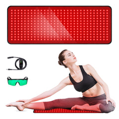 GMOWNW Red Light Therapy Pad overview with full-coverage layout for whole-body use
