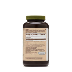 GNC Aloe Vera SoftGel capsule close-up highlights 25 mg Aloe Vera Gel per capsule